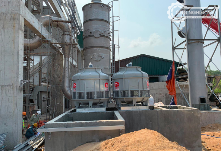 Hình ảnh thực tế tháp giải nhiệt Thuận Tiến Phát 40RT